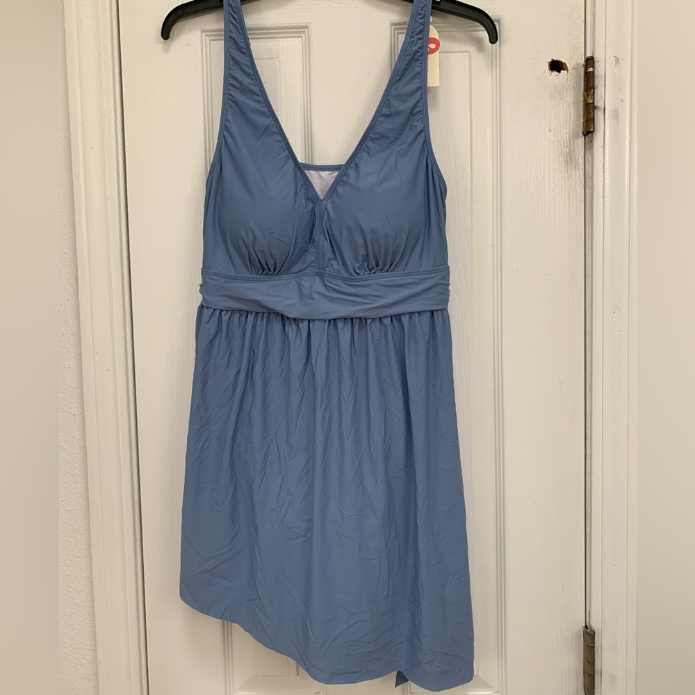 NWT Blue One Piece Swimsuit 12